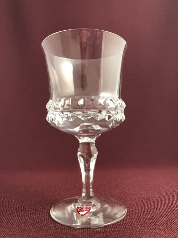 Orrefors - Silvia - Röd Vin / Goblet glas - Ingeborg Lundin