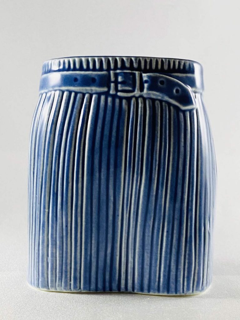 Gustavsberg - Garderob - Vas - kjol - blå design Lisa Larson