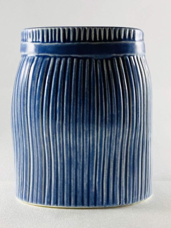 Gustavsberg - Garderob - Vas - kjol - blå design Lisa Larson