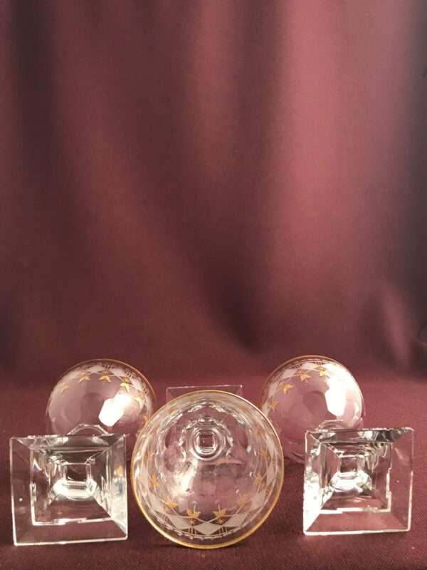 Kosta Boda - Junior - 3 st Martini glas design sen gustaviansk