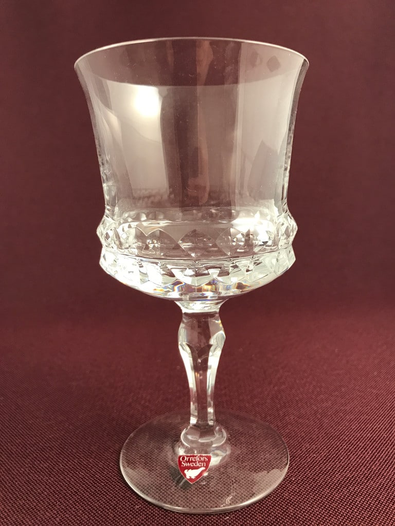 Orrefors - Silvia - Röd Vin / Goblet glas - Ingeborg Lundin