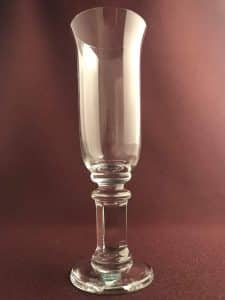 Orrefors Herrgård – / Strömbergs hyttan, champagneglas – design Gunnar Cyrén – vintage