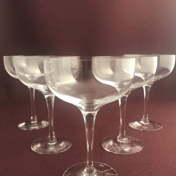 Orrefors - Illusion - 6 st Coupe / Champagne glas Design Nils Landberg