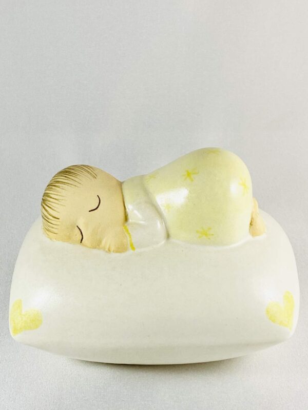 Gustavsberg - Japansk bebis på kudde design Lisa Larson