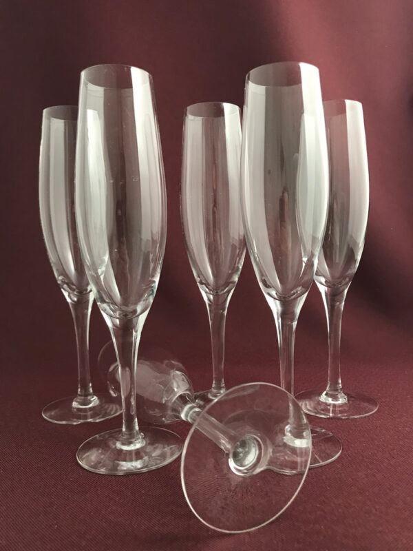 Orrefors - Illusion 6 st Champagneglas Design Nils Landberg