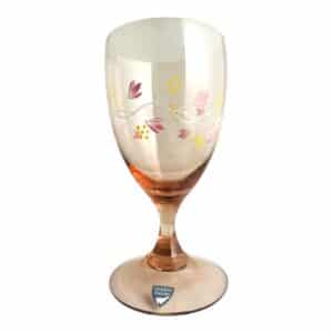 Orrefors Lina – rödvinsglas – design Eva Englund – vintage