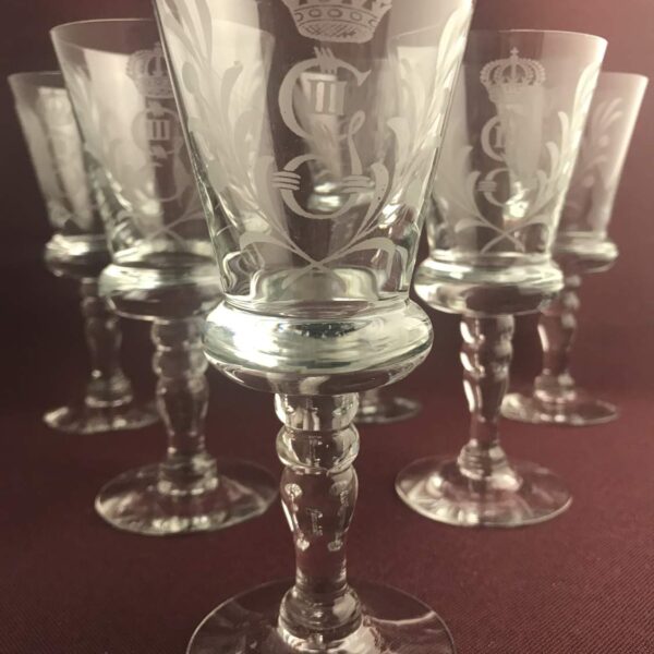 Reijmyre - 6 st Vin glas Gustav III -