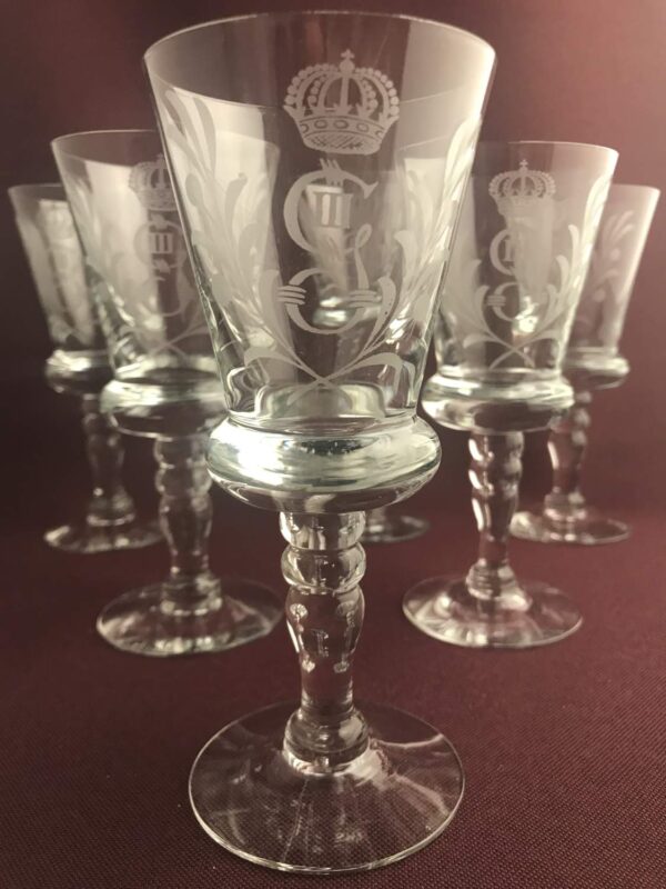 Reijmyre - 6 st Vin glas Gustav III -