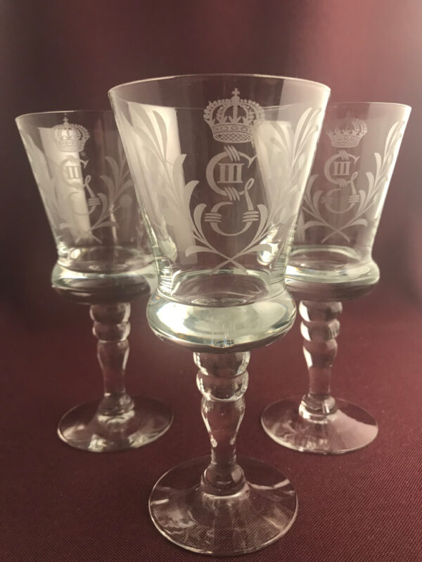 Reijmyre - Gustav III - 3st Öl vin glas