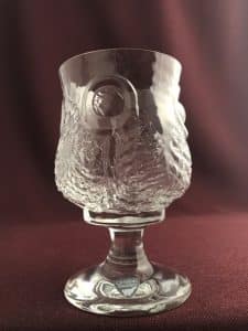 Orrefors Påfågel – 4 st vinglas – design Lars Hellsten – vintage – bild 3