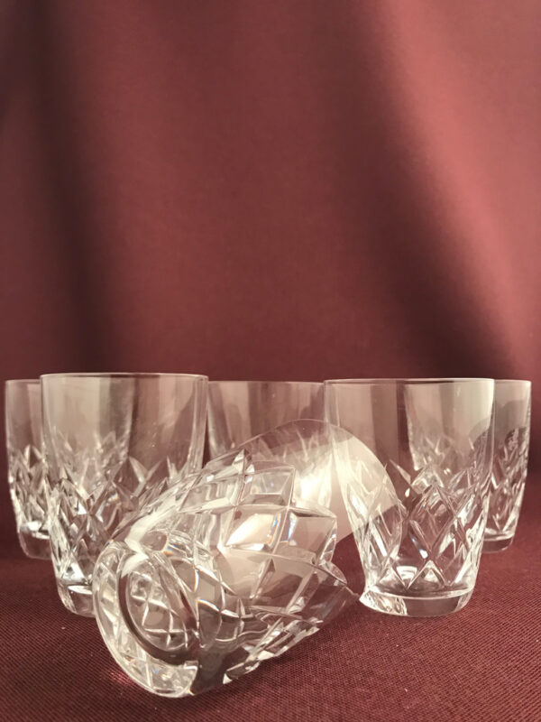 Orrefors - Karolina - 6 st Selter / Whiskey glas Design Gunnar Cyren
