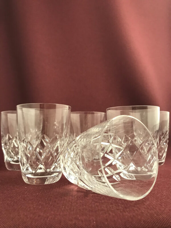 Orrefors - Karolina - 6 st Selter / Whiskey glas Design Gunnar Cyren