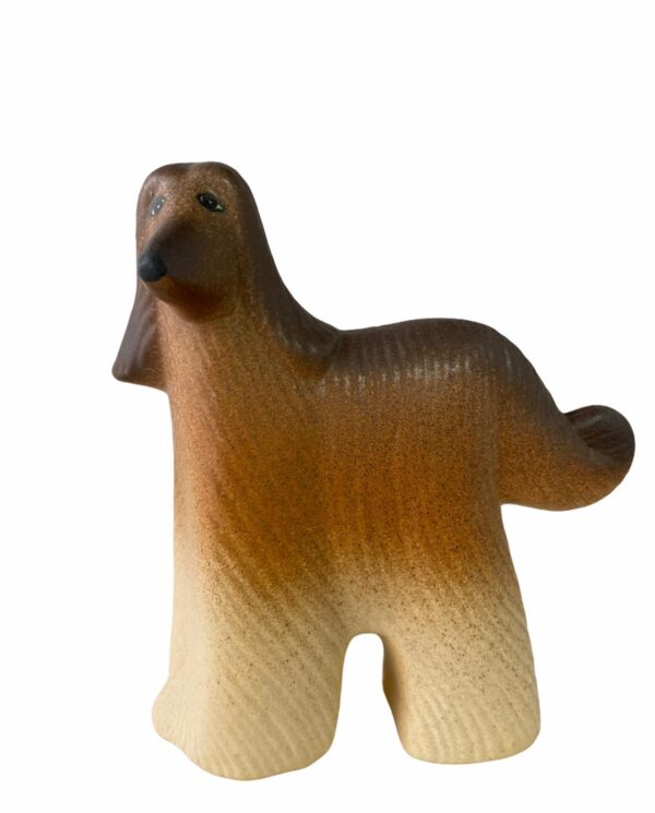 Gustavsberg- Figurin - Kennel - Afghan hunden design Lisa Larson