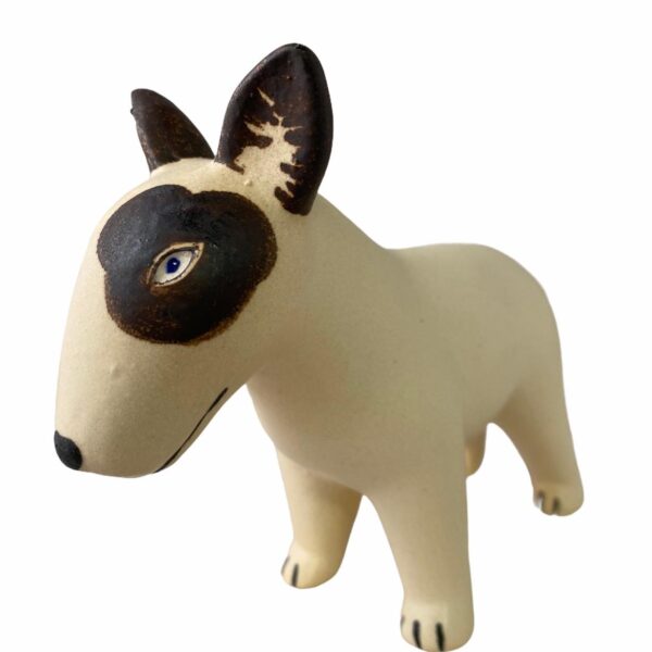 Gustavsberg- Figurin - Kennel - Bullterrier - design Lisa Larson
