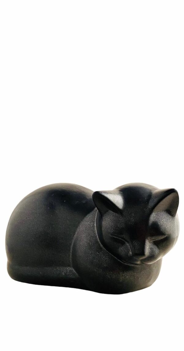 Gustavsberg - Figurin - Katten Moses svart design Lisa Larson