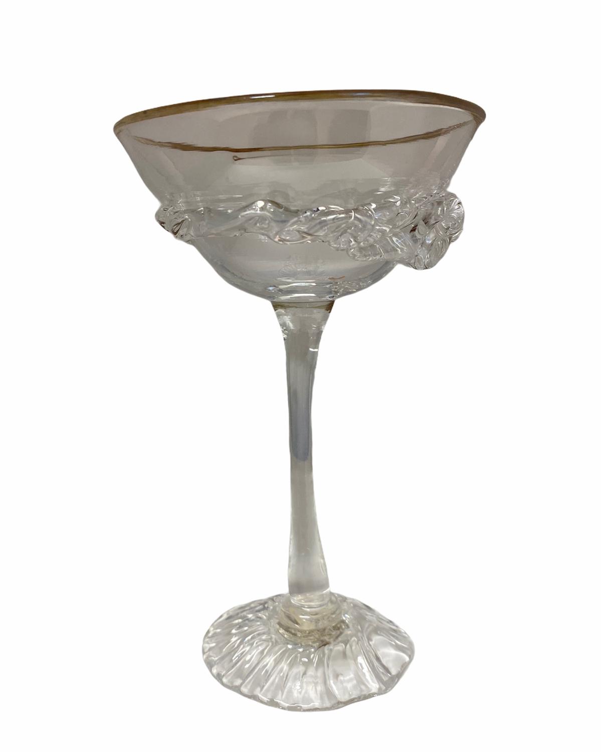 Art Glass Klar glas Champagne glas Design Gunilla Kihlgren