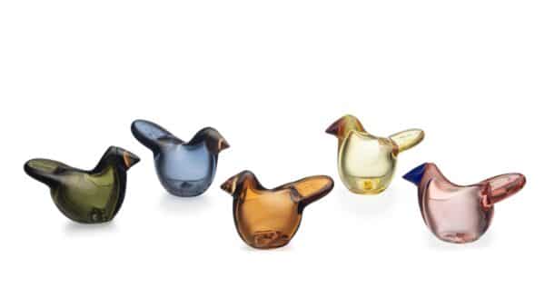 Iittala - Birds by Toikka - Paket - 5 st Flugsnappare Design Oiva Toikka