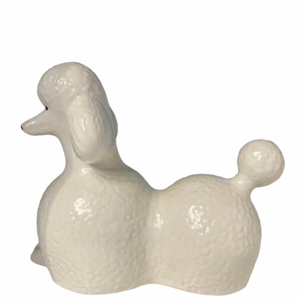 Gustavsberg- Figurin - Kennel - stor pudel Poodle- design Lisa Larson