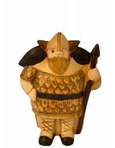 Gustavsberg – Vilda vikingen Oden, porslinsfigur – design Lisa Larson