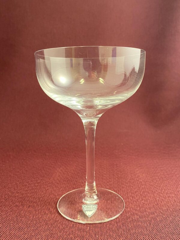 Orrefors - Illusion - Coupe / Champagne glas Design Nils Landberg