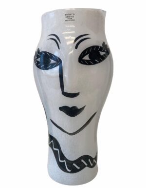 Kosta Boda - Open Minds - Svart Vas Höjd 34 cm Design Ulrica Hydman vallien