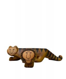 Gustavsberg – klassiska tiger & lilla lejon, porslinsfigur – design Lisa Larson