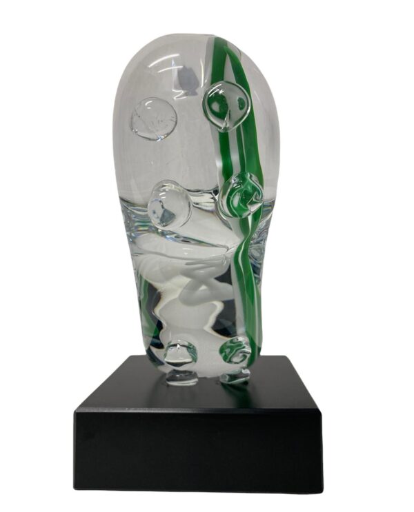 Glasprinsen - Fotboll sko - med grön vita ränder - limiterad endast 100