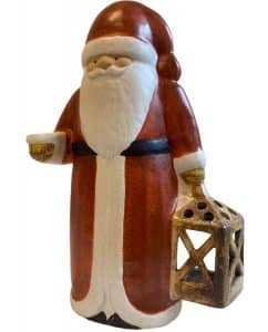 Lisa Larsons stora röda tomte med lykta, 27 cm, från Gustavsberg
