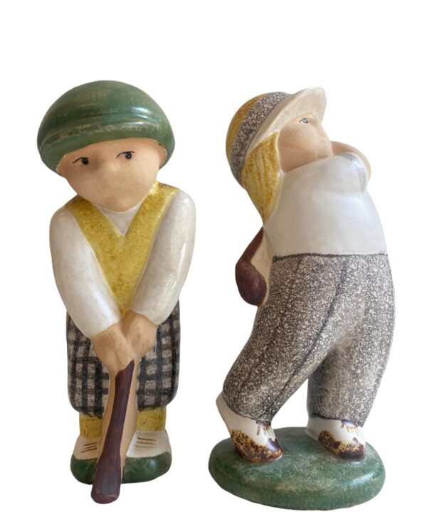 Gustavsberg - Golfspelare - Man & Kvinna design Lisa Larson