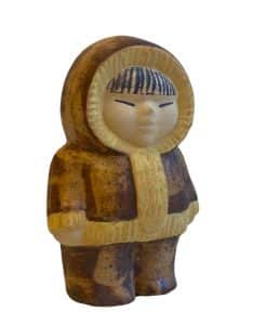 Gustavsberg - Figurin All världens barn Nord - Inuit Unicef Designer Lisa Larson