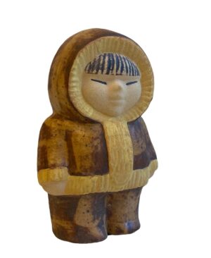 Gustavsberg - Figurin All världens barn Inuit tjej Unicef design Lisa Larson