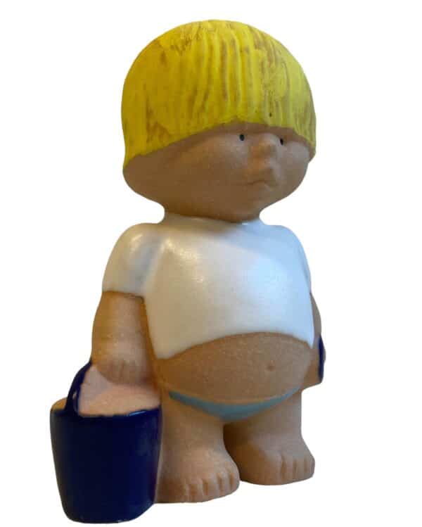 Gustavsberg - Figurin All världens barn Väst / svensk Unicef design Lisa Larson