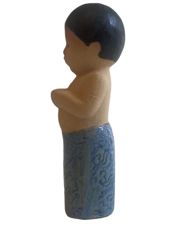 Gustavsberg - Figurin All världens barn Latina tjej Unicef design Lisa Larson