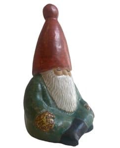 Gustavsberg – Yoga / Buddha tomten grön – design Lisa Larson