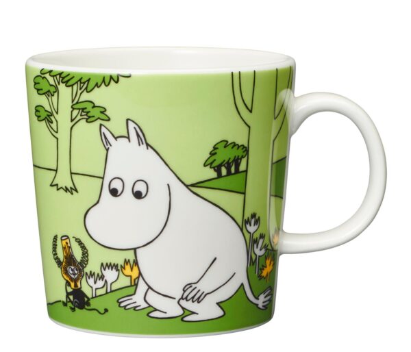 Arabia - Mumin / Moomin mugg - Mumintrollet gräsgrön Design Tove Jansson