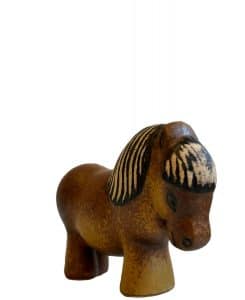 Gustavsberg – häst Ponny, porslinsfigur – design Lisa Larson – vintage