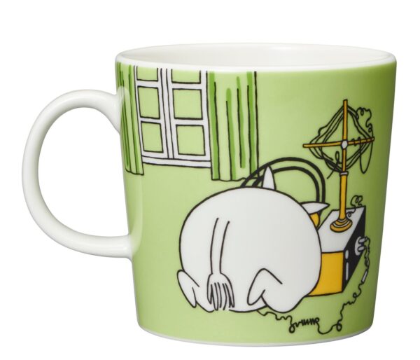 Arabia - Mumin / Moomin mugg - Mumintrollet gräsgrön Design Tove Jansson