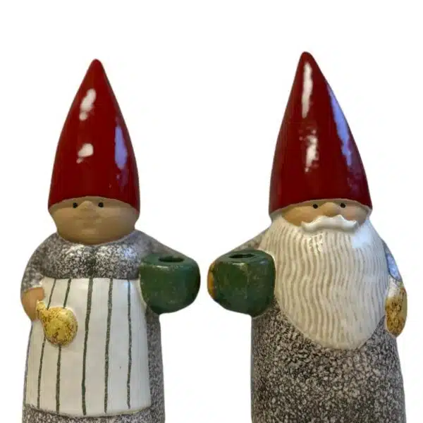 Gustavsberg – tomtefamiljen, tomte Mor & Far – design Lisa Larson