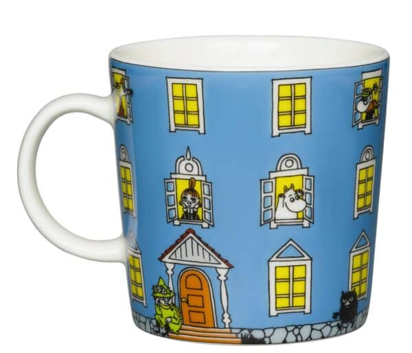 Arabia - Mumin / Moomin mugg - Muminhus blå Design Tove Jansson