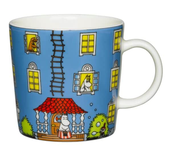 Arabia - Mumin / Moomin mugg - Muminhus blå Design Tove Jansson