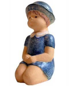 Gustavsberg – Sommarklädd / Skolflicka, porslinsfigur – design Lisa Larson