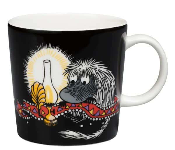 Arabia - Mumin / Moomin mugg - Förfadern svart Design Tove Jansson