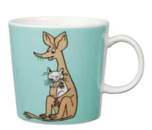 Arabia – Mumin mugg, Sniff / Nipsu med katt – design Tove Jansson