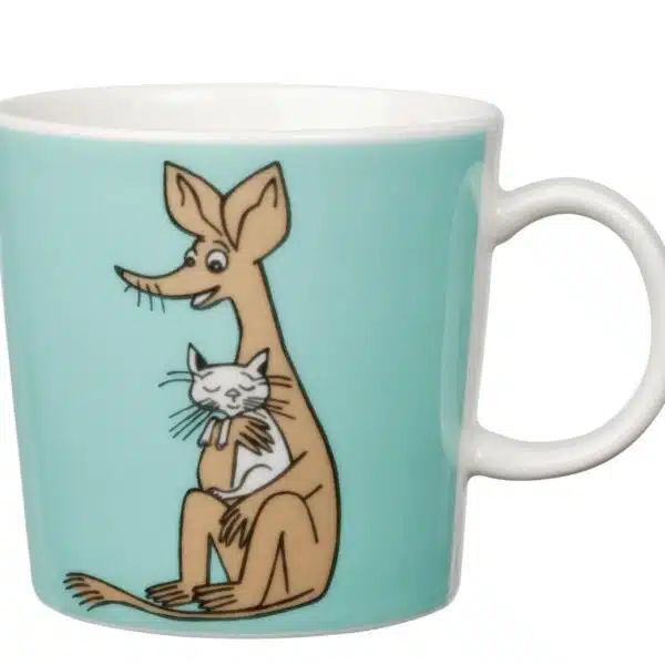 Arabia - Mumin / Moomin mugg - Sniff / Nipsu med katt Designer Tove Jansson