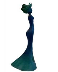 Kosta Boda Medusa – Green lady limiterad endast 100 ex, konstglas – design Kjell Engman – vintage
