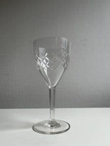 Kosta Boda Samson – rödvinsglas – design Fritz Kallenberg – vintage