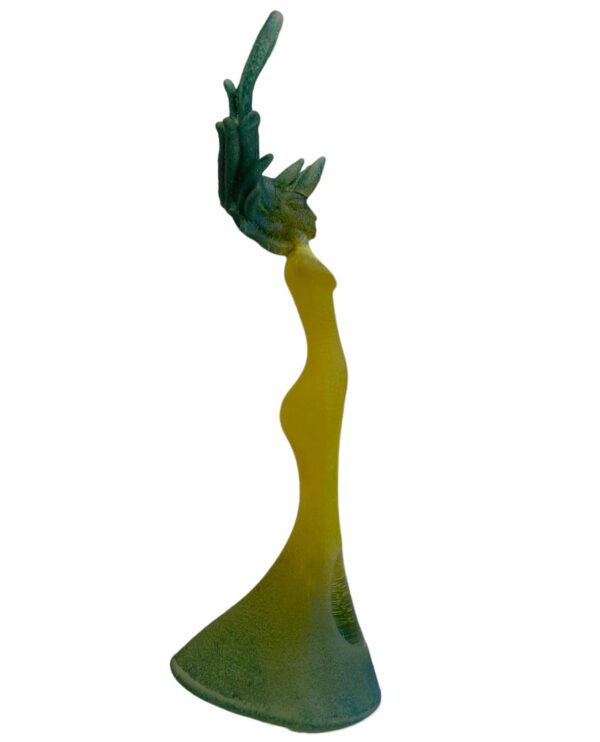 Kosta Boda - Medusa - Yellow lady limiterad endast 100 ex design Kjell Engman
