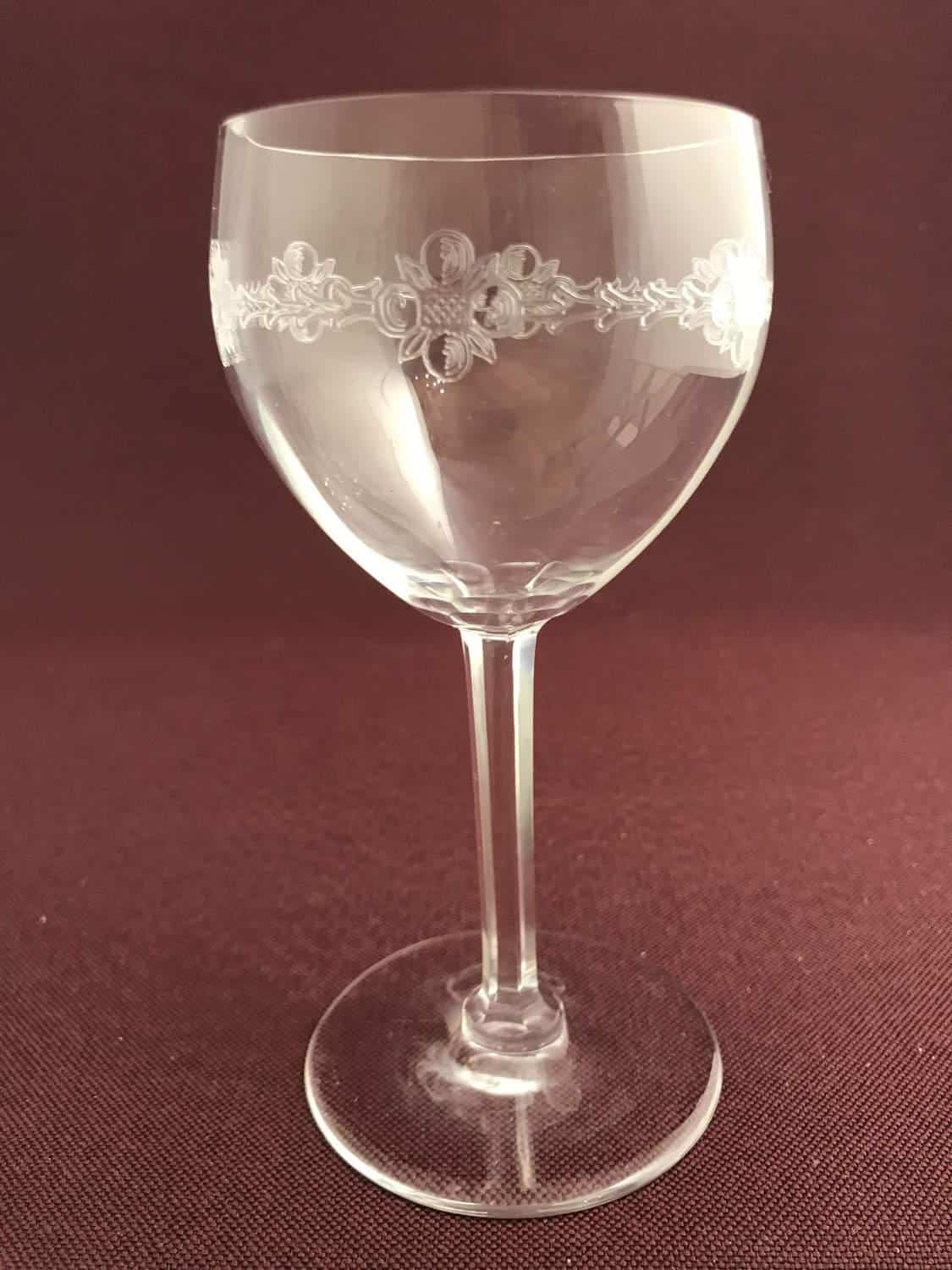 Orrefors -  Kerstin -  Vitvins glas Design Edvard Hald