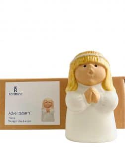Rörstrand Adventsbarn – Tärna, Lucia tåget, ljusstake – design Lisa Larson
