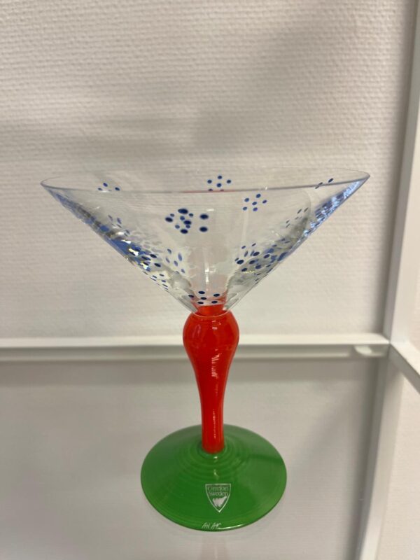 Orrefors - Clown - Martini / Coupe glas Design Anne Nilsson